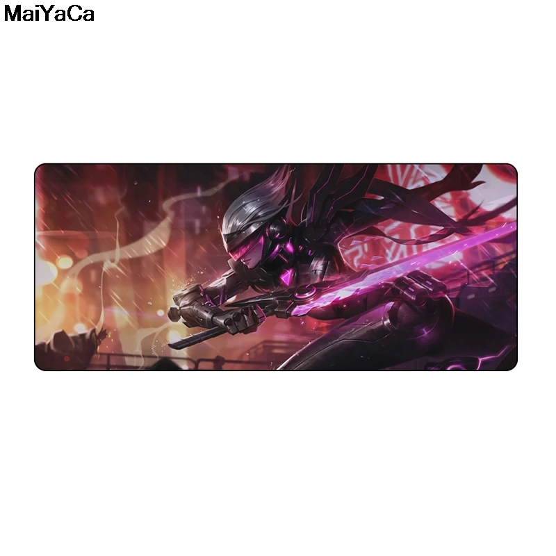 MaiYaCa коврик для мыши большой игровой League of legends проект zed yasuo yi ashe Lucian legend горячая