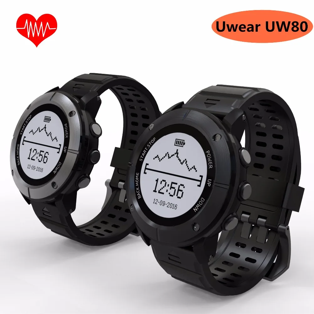 2018 летние дайвинг часы smartwatch мужчин UW80 для huawei xiaomi SAMSUNG apple с пульсометр