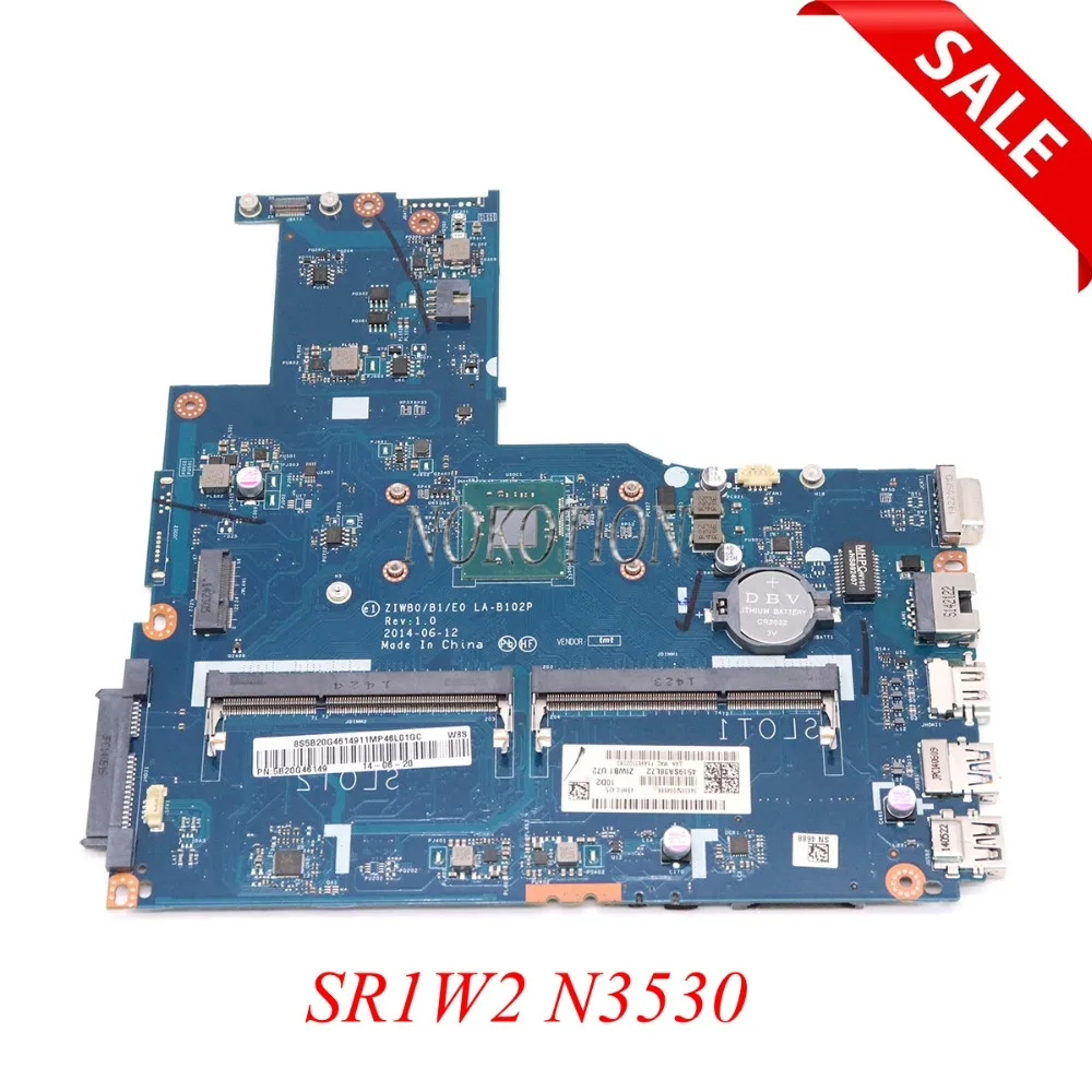 NOKOTION новый бренд 5B20G46149 ZIWB0 B1 E0 LA B102P основная плата для lenovo Ideapad B50 30 Материнская