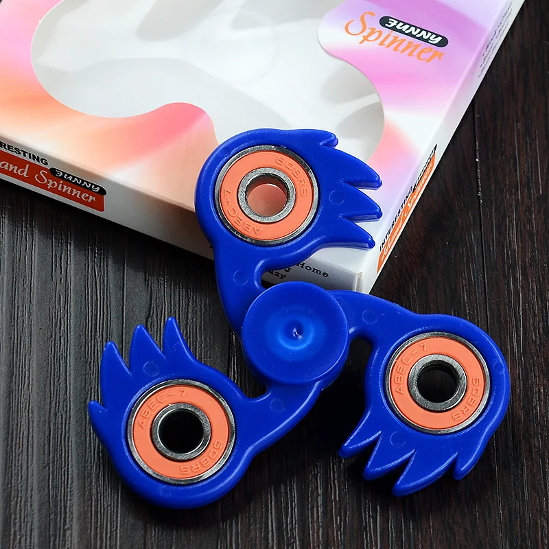 Непоседа Tri-Spinner Игрушки Сенсорные Ерзает Аутизм СДВГ Ручной Счетчик Анти-Стресс