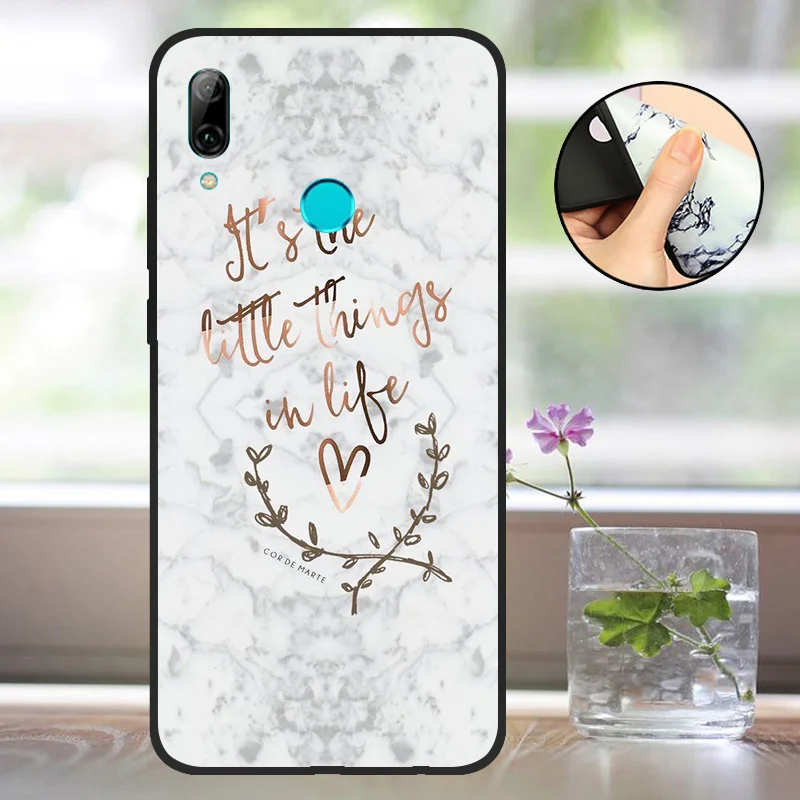 Чехол для huawei P Smart Крышка силиконовая P smart POT-LX3 POT-LX1 чехол Capa Мягкий ТПУ бампер huawei P Smart Funda - Цвет: XSQ