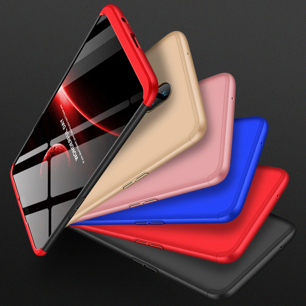 Чехол для OnePlus 6 полностью защитные жесткие чехлы One Plus Celular ZGAR пластиковые
