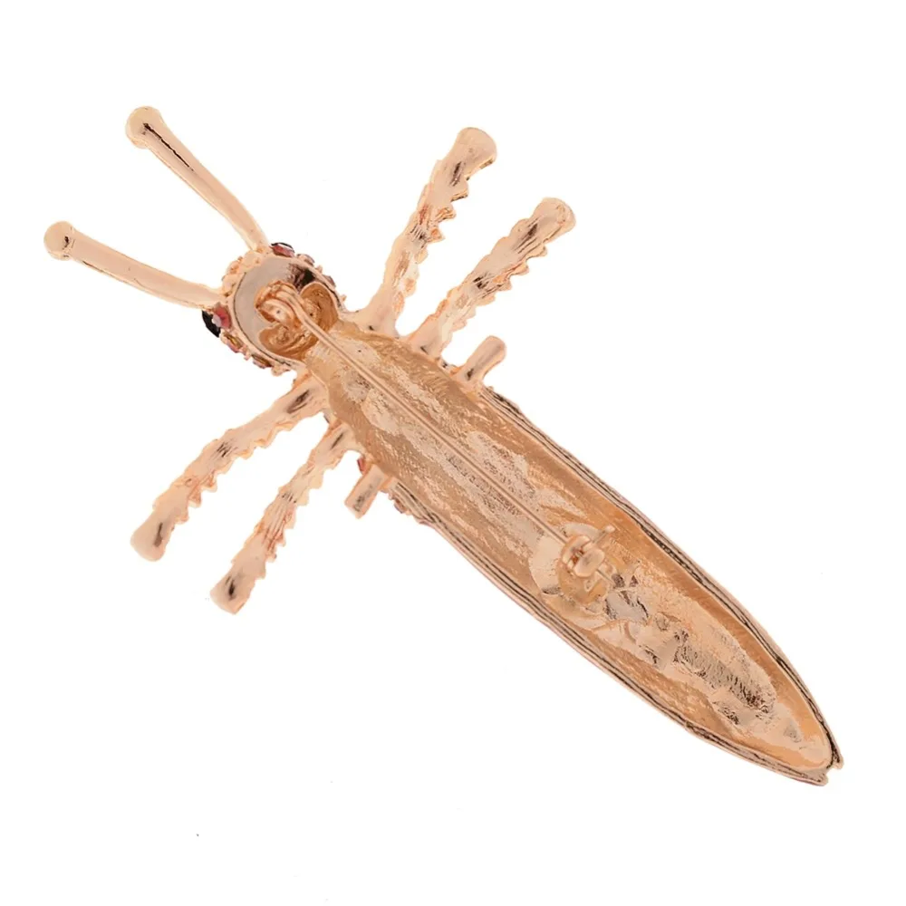 Синий и красный цвета зеленый Цвет броши в виде Кузнечика эмаль булавки для