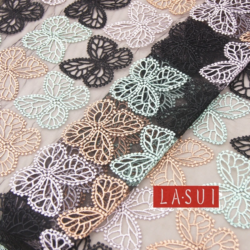 Новый продукт LASUI Красивая Цветная Бабочка черная сетка мягкая пряжа для ухода за