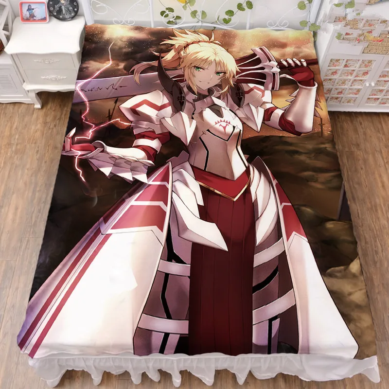 Аниме Fate/stay night Saber Lily Arturia Pendragon Нерон Клавдий молочное волокно простыня и
