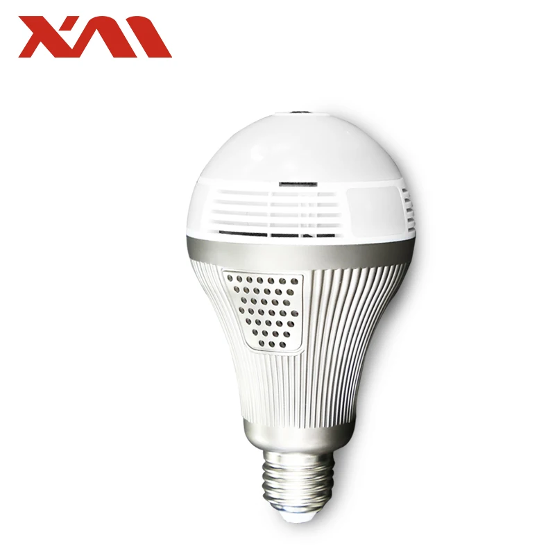 XM 5MP 360 VR HD IP камера Умный светодиодный лампочка безопасности Whitelight ночного