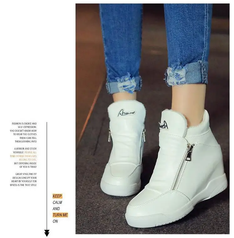 Женская кожаная обувь на танкетке; zapatos mujer plataforma tenis feminino; повседневная обувь на платформе в стиле Харадзюку; Повседневная обувь для женщин; basket femme