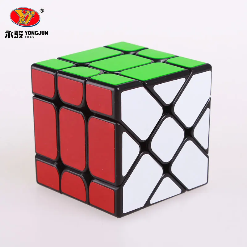 Yongjun 3x3x3 осевое колесо Fisher speed Magic Cube Профессиональный Кубик Рубика обучающая головоломка Cubo Magico обучающие игрушки для детей