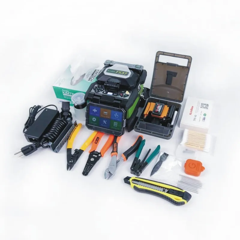 ARC оптический Komshine FX37 Fusion Splicer сварочный аппарат сердечник с волоконным кливером