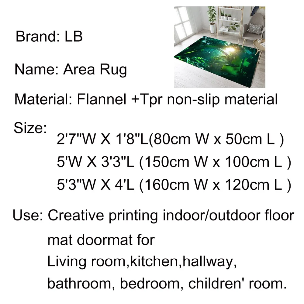 LB коврики с цветочным рисунком Мандала Марокко богемный ковер для спальни