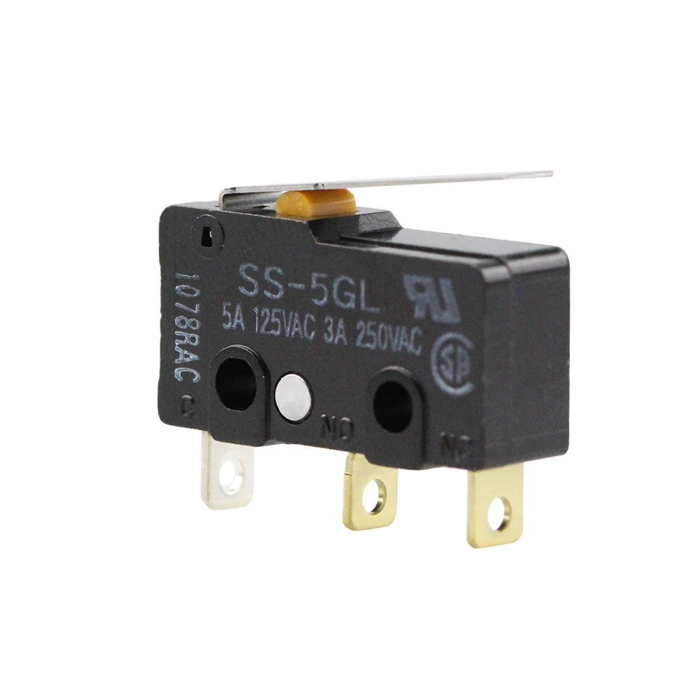 Микропереключатель OMRON SS-5GL 5A 1.47N Omron 5 шт./лот концевой выключатель для 3d принтера |