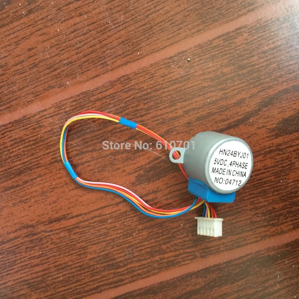 Двигатель для кондиционера MP24GA5 24BYJ48 5VDC 12VDC 4 фазный 5 проводов|Двигатель