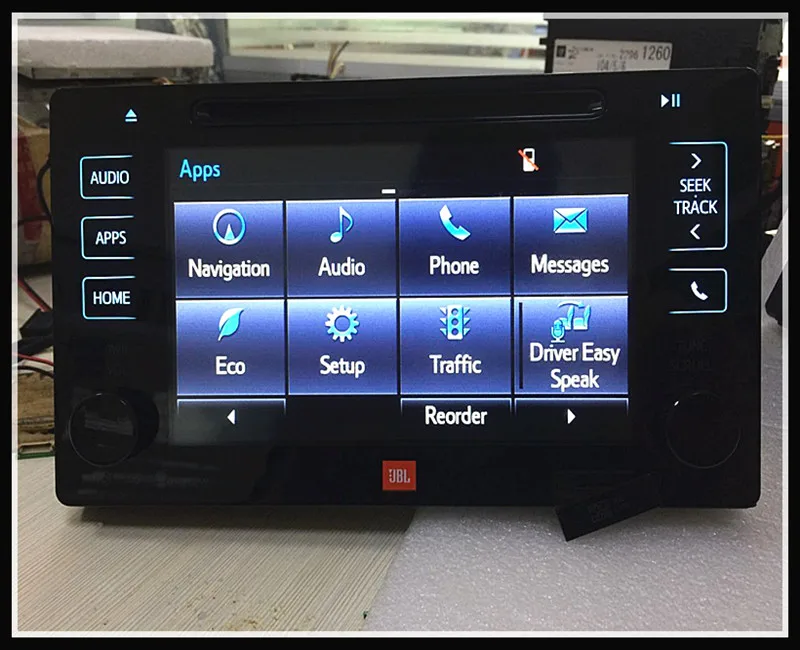 Новый оригинальный автомобильный DVD JBLl тип навигации радио Toyota Senna 86100 08051 ЖК