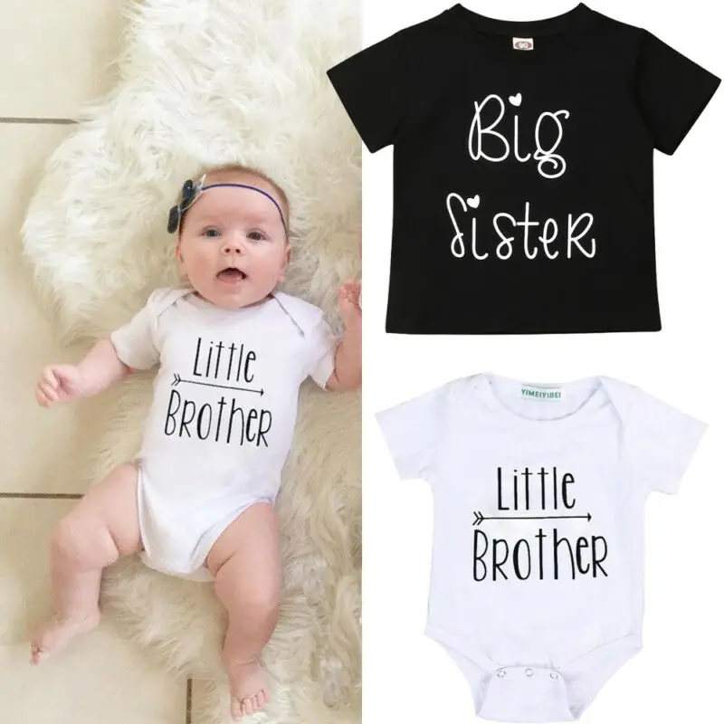 2019 летний костюм Emmababy для младенцев сестер младенцев/младенцев комплект одежды с