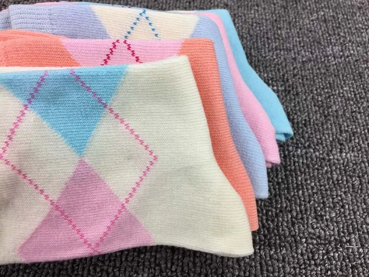 Лот из 5 пар однотонные Хлопковые женские повседневные носки | Женская одежда