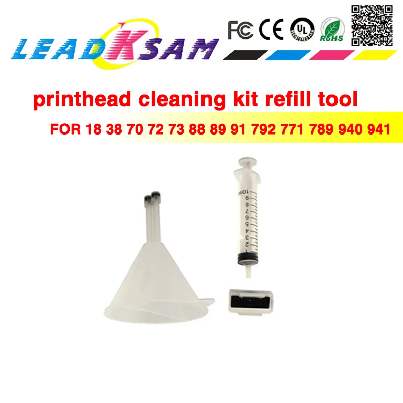 Инструмент для заправки печатающей головки совместимый с HP 88 940 Z2100 Z6100 T610 T1100 18 70 72