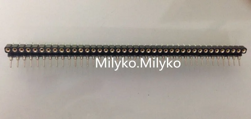 100 шт./лот 1x40 контактов 2 54 мм круглый штыревой разъем ROHS | Обустройство дома