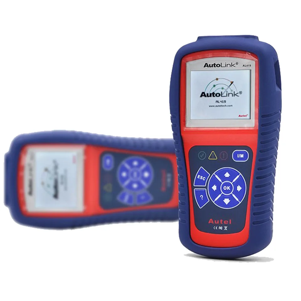 Autel AutoLink AL419 один щелчок I/M извлекает общий MIL очищает коды сбрасывает мониторы OBDII EOBD может считывать код сканер obd2