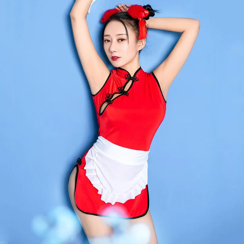 Экзотическая одежда сексуальное нижнее белье с открытой чашкой искушение Чун Ли