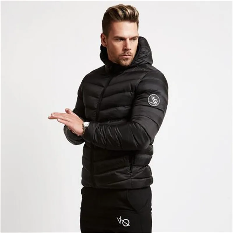In the winter of 2017 men sweatshirt ultra thin relatively mask feather coat jackets jerseys man | Мужская одежда