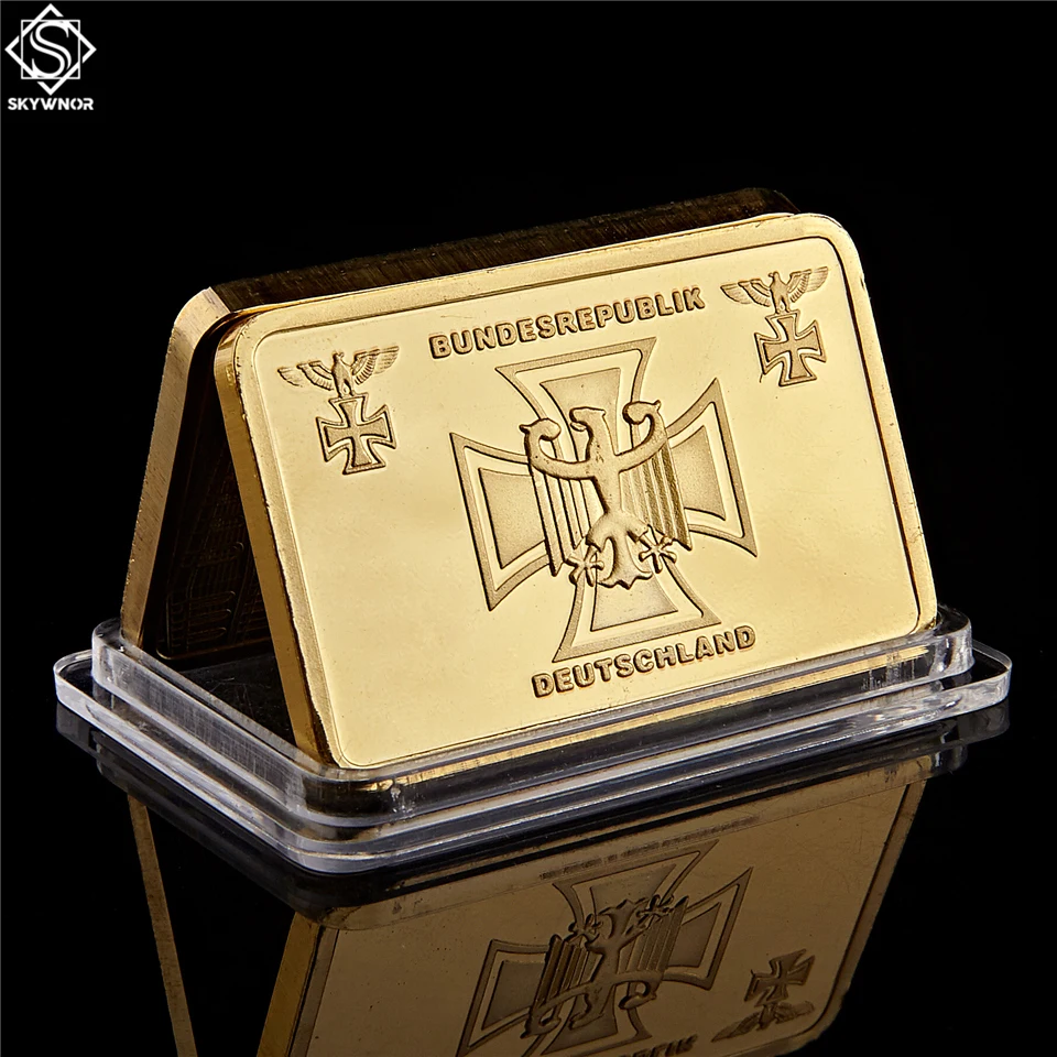 Золотой Deustche Bundesrepublik 1OZ бар Германия памятные слиток золота коллекция
