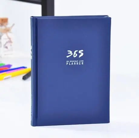Красный Ежедневник 365, ежедневник, записная книжка, дневник,, Расписание, молочный, ежемесячный недельный план, органайзер, libretas y cuadernos memo caderno - Цвет: Красный