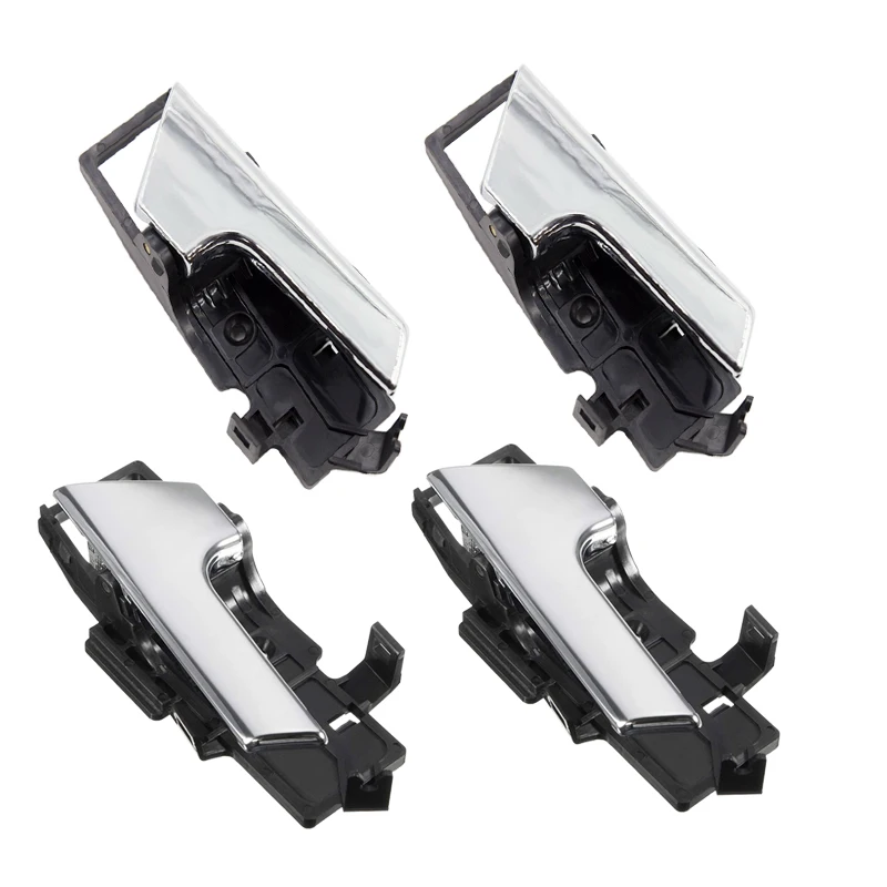 4 PCS 4 шт. левая и правая ручка для Pontiac G3 для Chevrolet AVEO 96462710 внутренняя дверная ручка Автомобильная внутренняя ручка Чаша - Цвет: 4 PCS