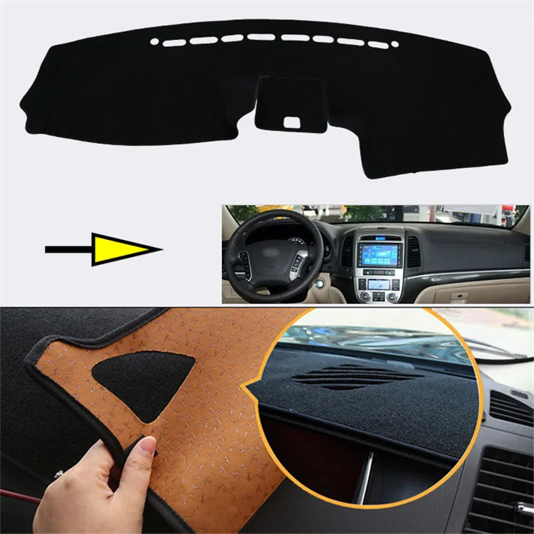 Новый интерьер приборной панели коврик Photophobism защитный для Hyundai Santa Fe 2010 2012|mat mat|mat