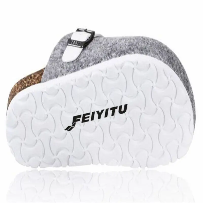 Женские туфли на плоской подошве FeiYiTu повседневные сандалии с закрытым носком