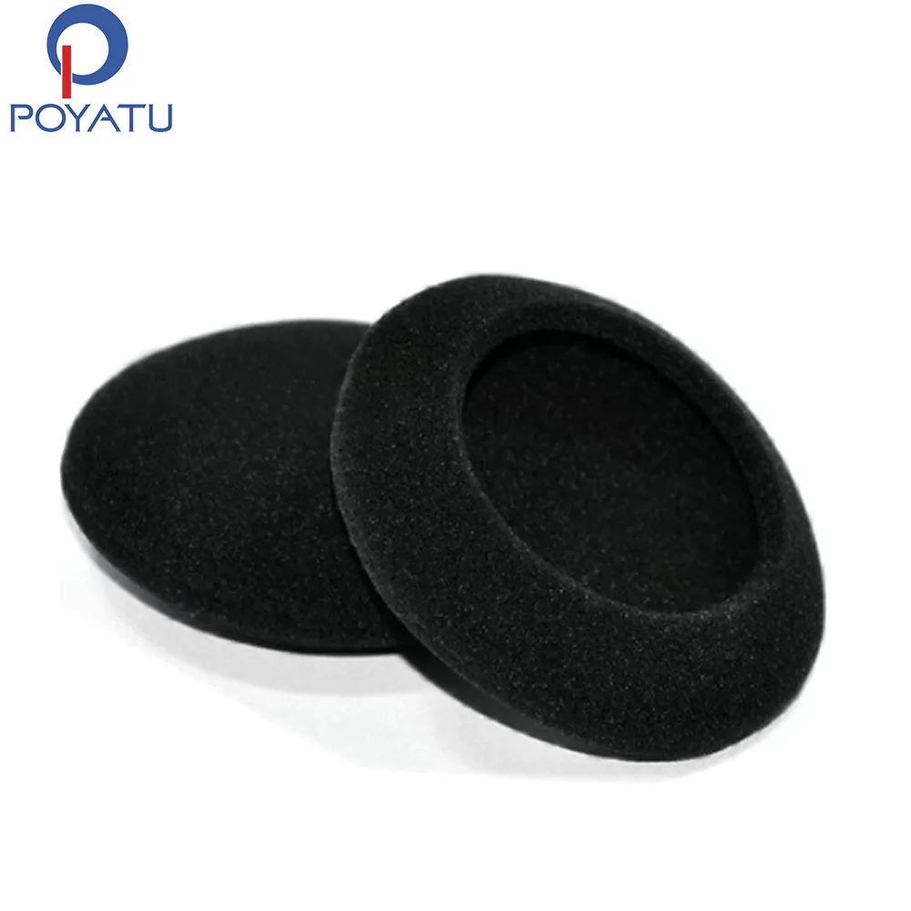 POYATU 50 мм наушники вкладыши для Sennheiser PMX60 PC141 PMX90 PMX100 PX20 PX100 HD15 HD36 HD56 PC26 PC35 недорогие