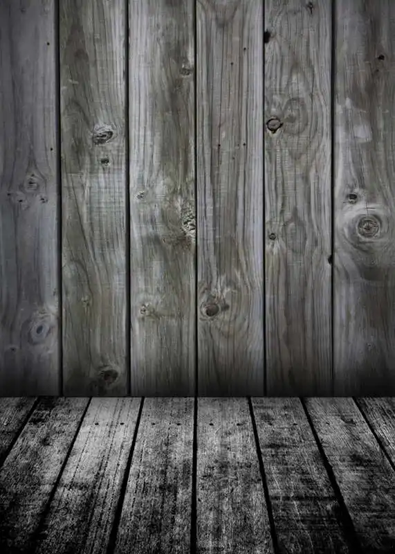 

5x7ft Dim Grey Wood Grain Wooden Floor Washable One Piece No Wrinkle Banner Photo Studio Background Backdrop Polyester Fabric