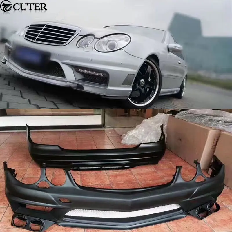 Комплект кузова автомобиля W211 E350 FRP неокрашенный передний бампер боковая юбка