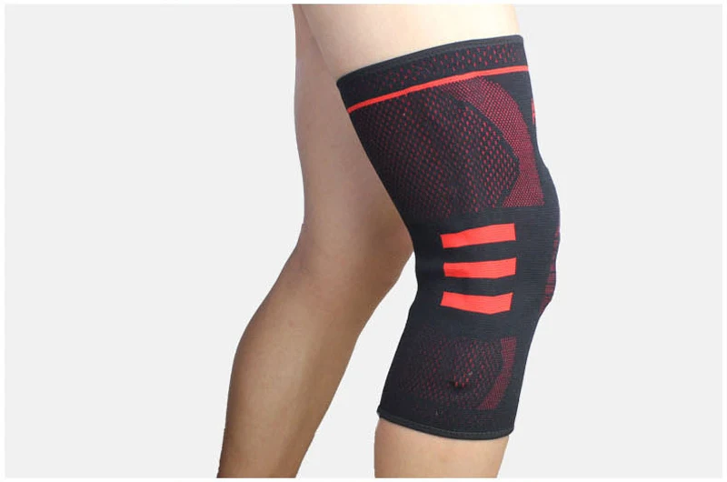 

Silicone Damping Spring Kneepad Breathable knee Support 1 Piece Outdoor Riding Sports Running Climbing Basketball Knee Protector