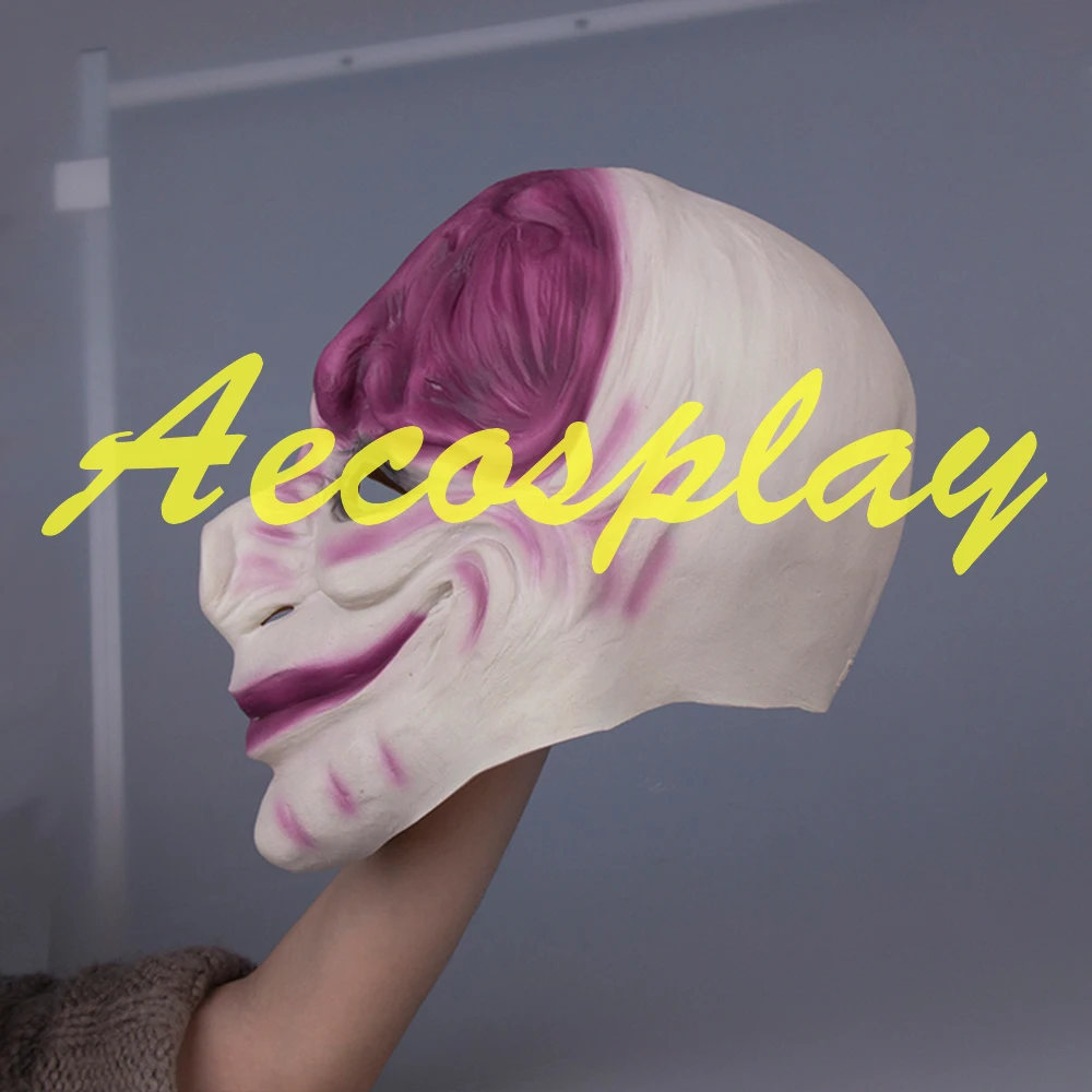 1 шт. маска клоуна на Хэллоуин серия Payday2 мужская ужаса в стиле хип-хоп cospla |