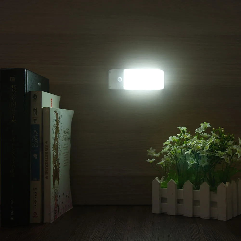 Мини ультра тонкий движения PIR Сенсор светильник Ночной для Clost шкаф лампа