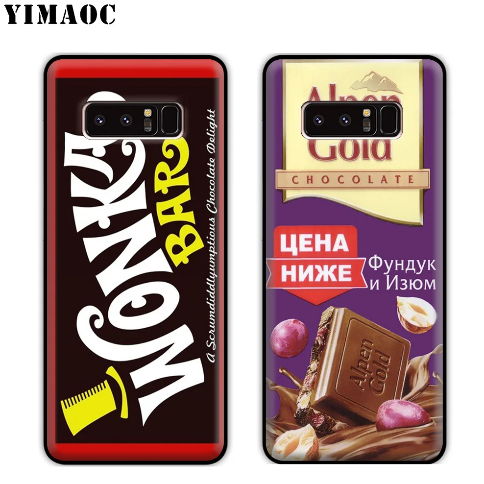 Yimaoc Alpen с изображением шоколада wonka Бар Мягкий силиконовый чехол для samsung Galaxy Note 10