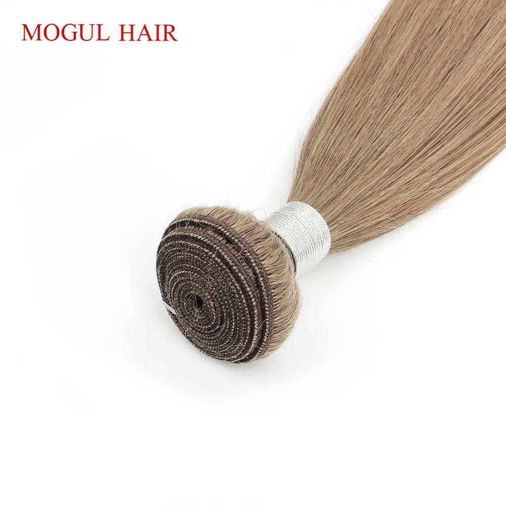 Mogul цвет волос 8 пепел блондинка один кусок индийские прямые волосы Weave Связки