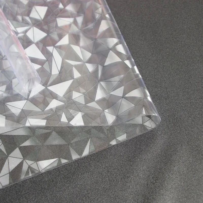 45/60*500 см 3D Хрустальная пленка для окна, стеклянная наклейка, статическая самоклеящаяся декоративная пленка, матовая, для офисной двери, домашнего декора