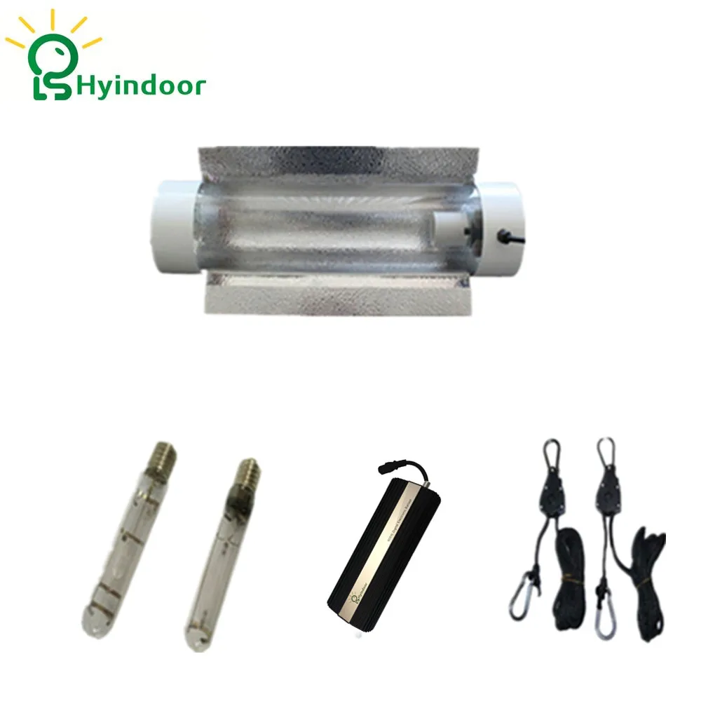 1000 Вт Лампы для роста растений Системы с прохладной лампа Чехлы мангала оттенков