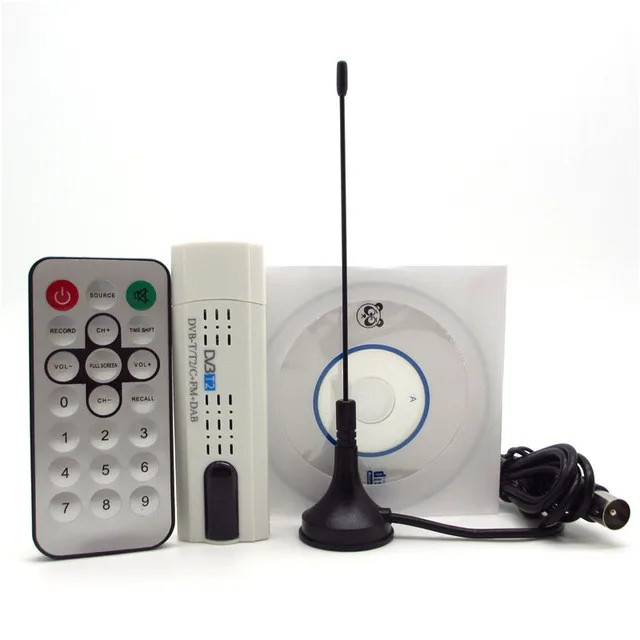 2018 new USB HD Digital DVB-T2 dvb-T DVB-C + FM DAB+ SDR HDTV Stick Tuner Receiver TV dongle with Antenna Remote | Электроника