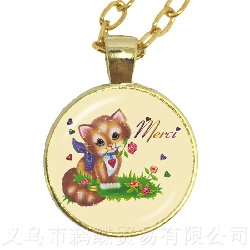 Ожерелье с кулоном из стекла для женщин и девушек 2018 |