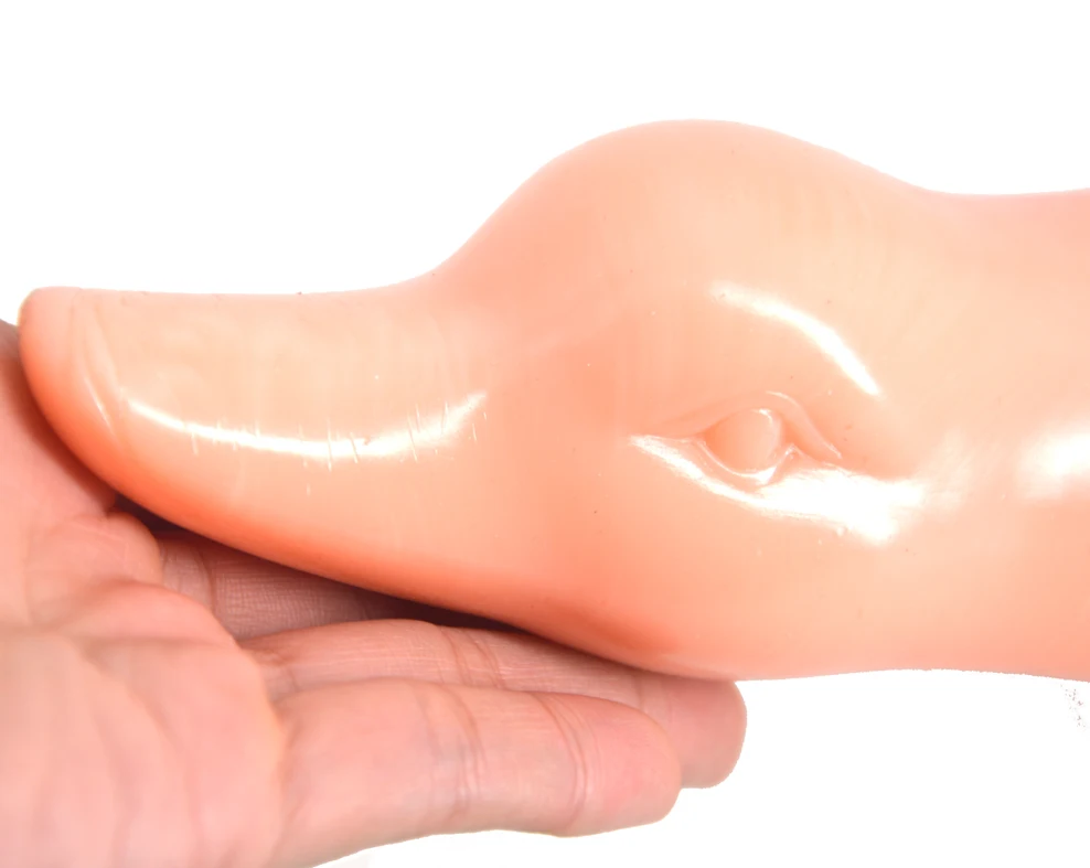 Анальная пробка FAAK большой фаллоимитатор в форме головы утки массаж ануса мягкие