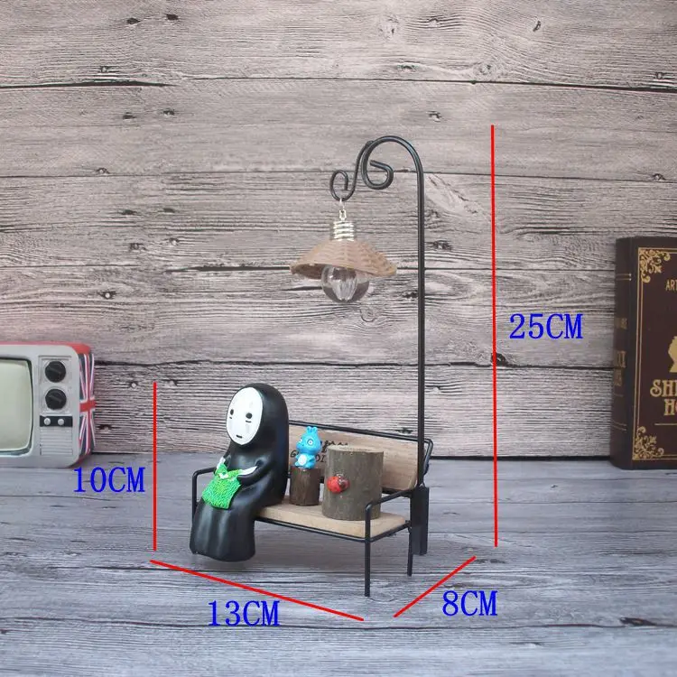 Kaonashi LED nightnightfigure 1 шт. японский без лица Миядзаки Хаяо улитые аниме фигурки