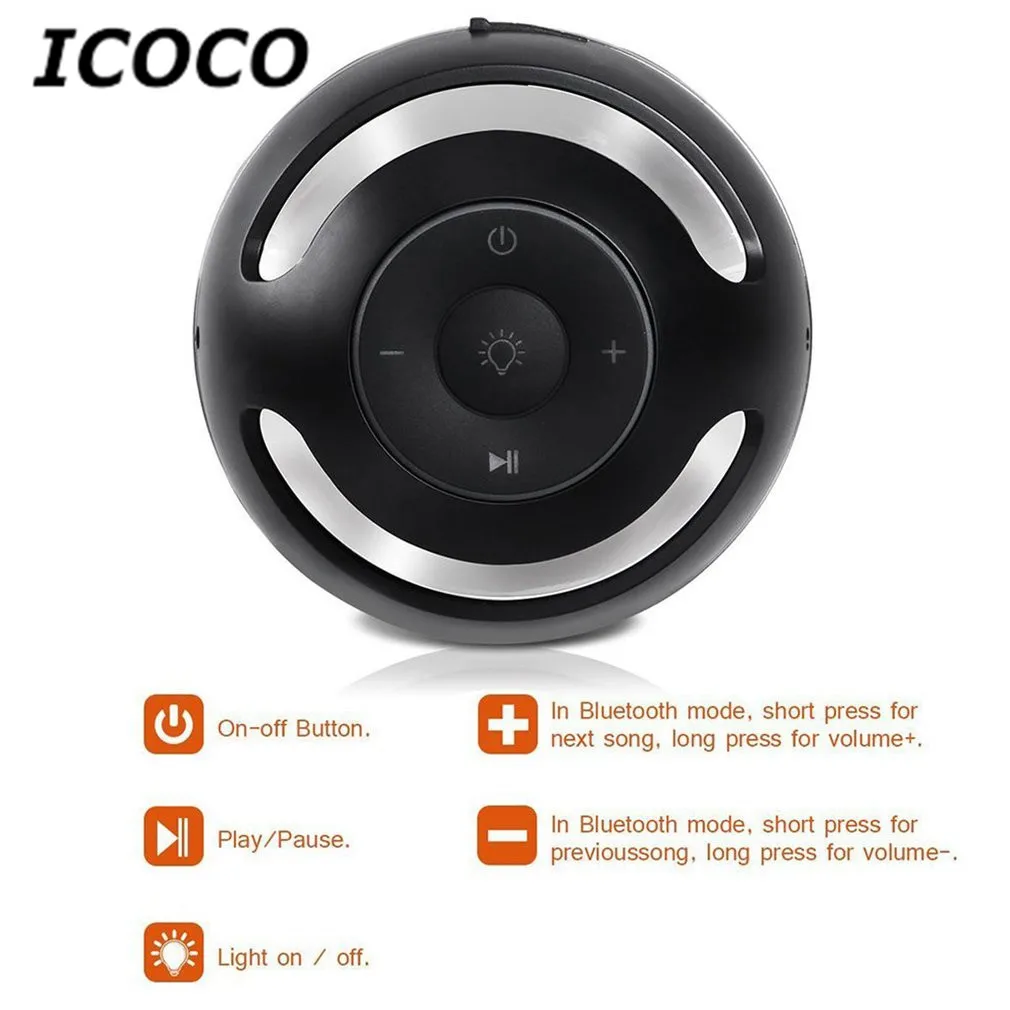 Светодиодный светильник с пламенем + беспроводной Bluetooth динамик MP3 плеер стерео