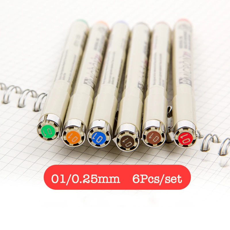 2 14 цветов Sakura Pigma Micron лайнер ручка набор Дизайн Рисование манга эскиз художественные маркеры Fineliner ручки японские канцелярские принадлежности - Цвет: 2