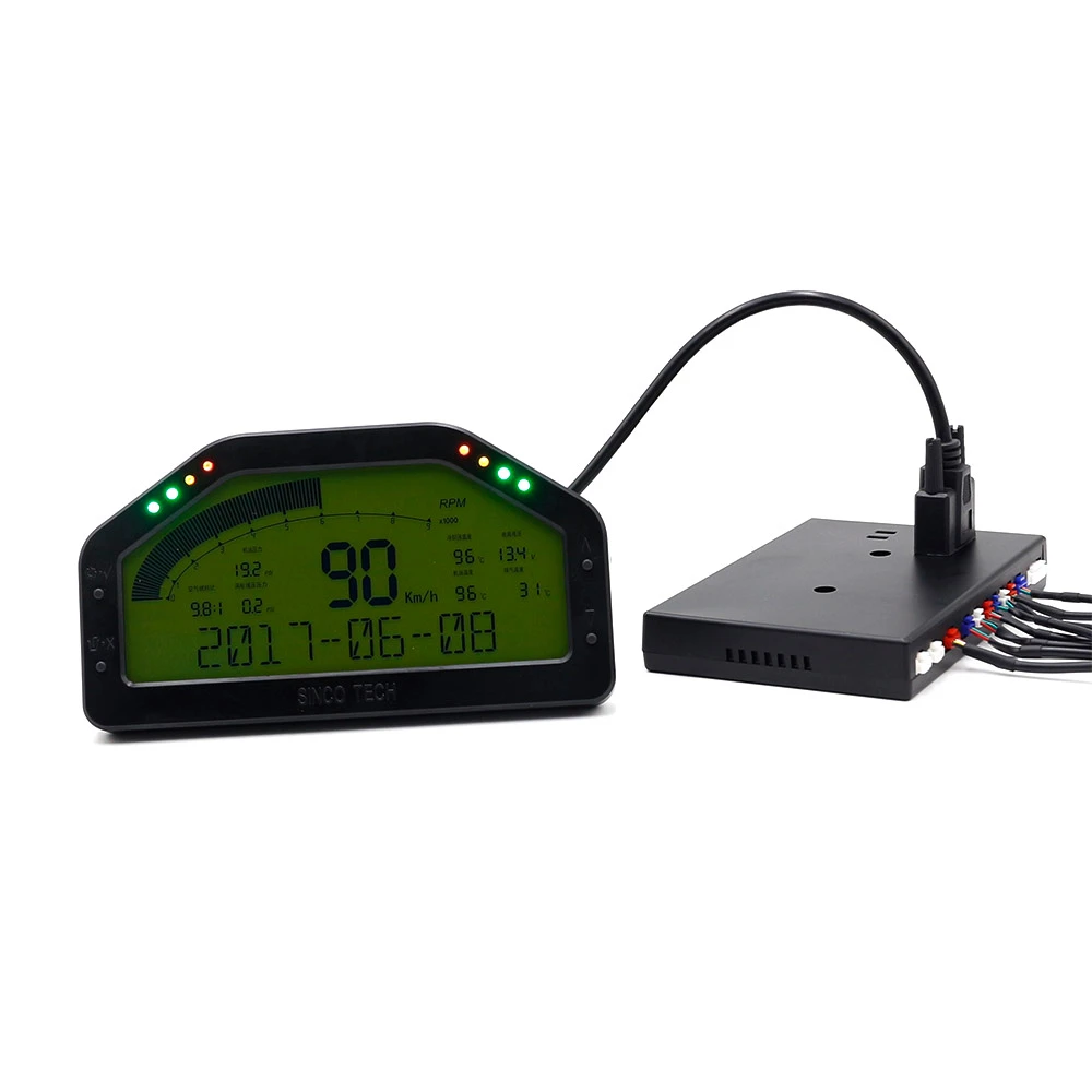 

DO903 DO908 Multi-function Gauge Sensor Kit Display Dashboard LCD Screen Digital Gauge Kit Universal Car Dash Race