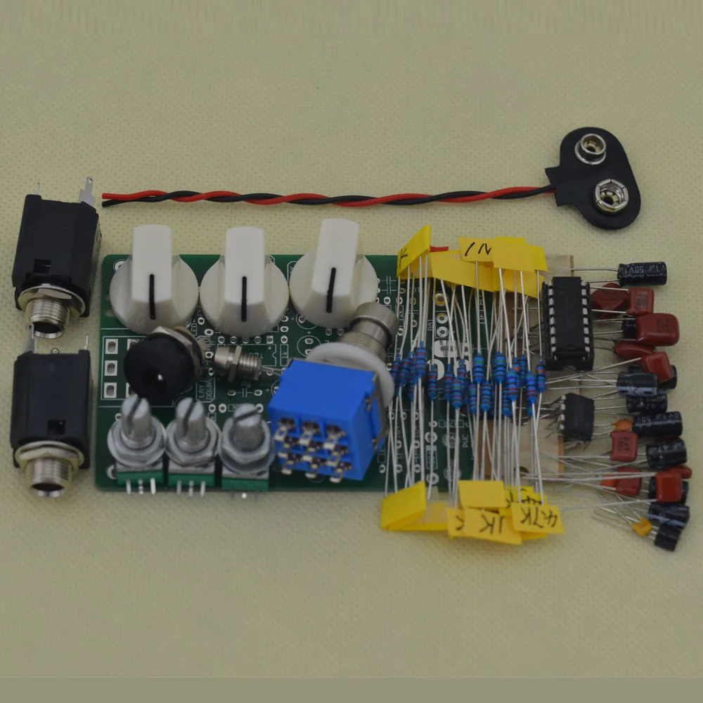 Набор педалей DIY Delay 1 With1590B стильная педаль для гитарных эффектов алюминиевая