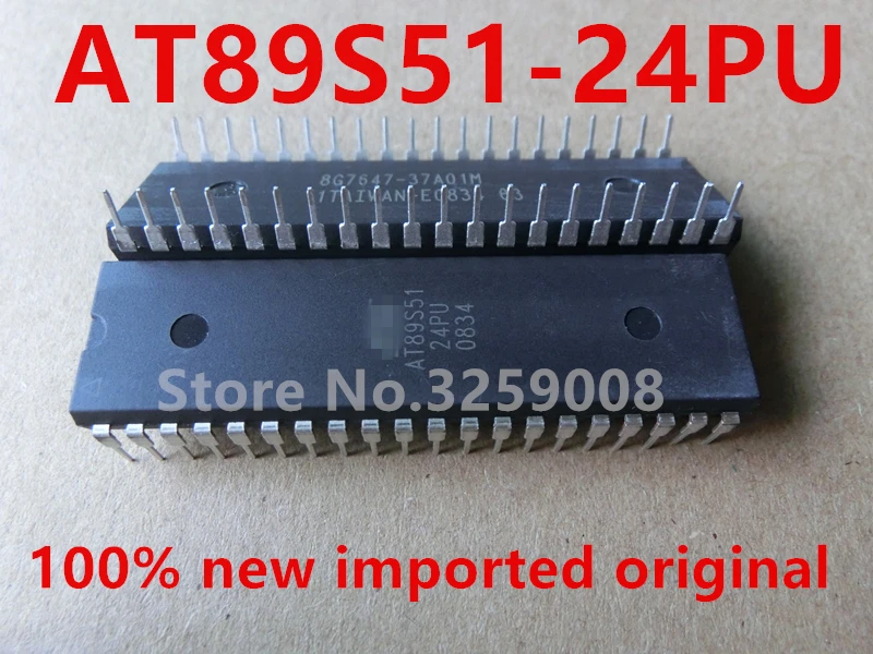 

AT89S51-24PU 100% new imported original 5PCS/10pcs