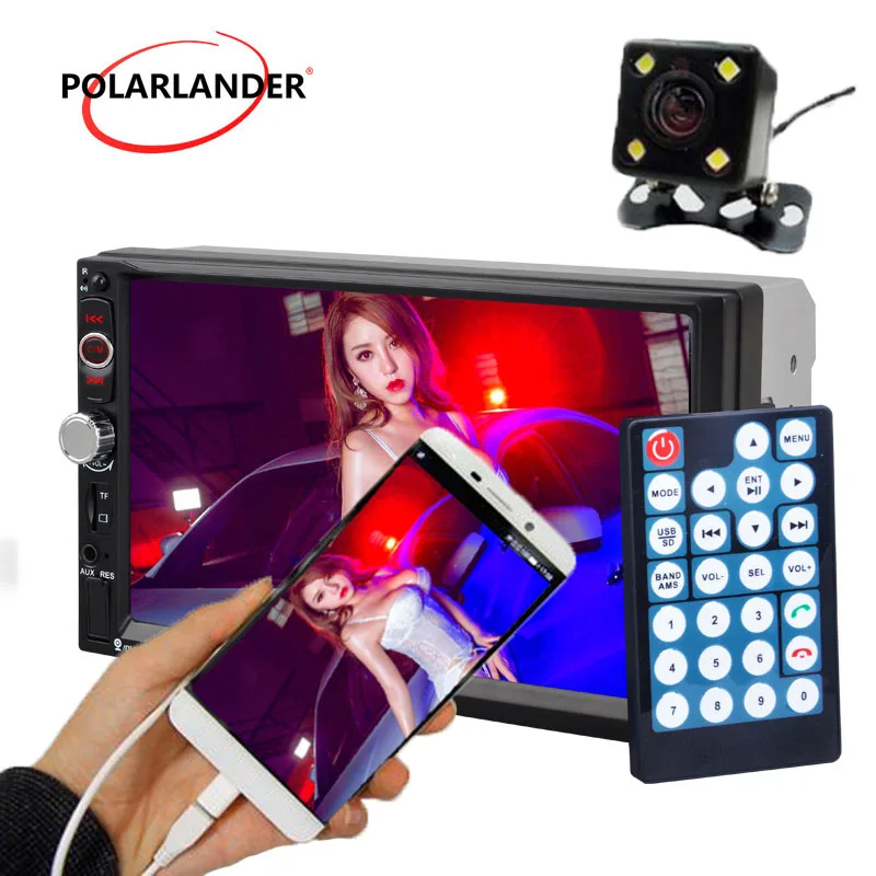 7-дюймовое зеркало для телефона Android автомобильный радиоприемник MP5 плеер Bluetooth