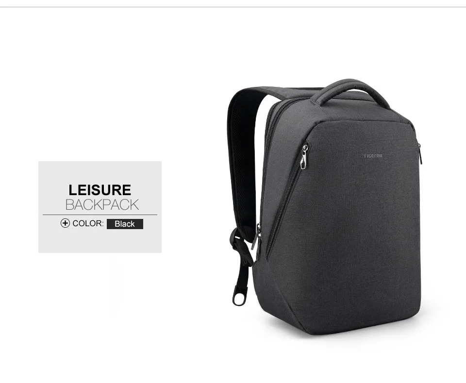 Tigernu Марка городского туристического рюкзака для мужчин Light Backbag женские рюкзаки 1" 15" Рюкзак для ноутбука школьный рюкзак для девочек-подростков мальчиков